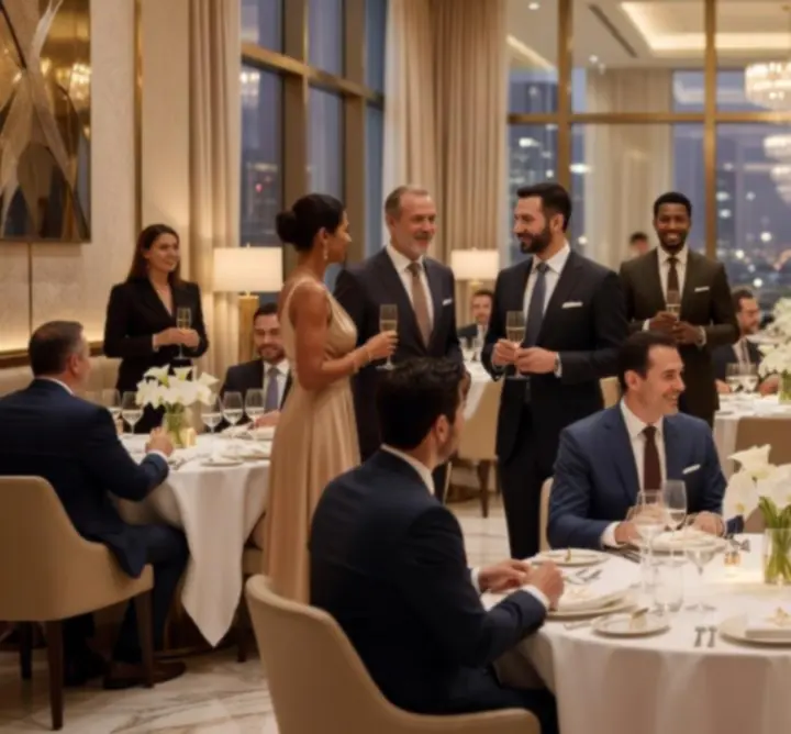 Corporate fogadás elegáns állófogadással